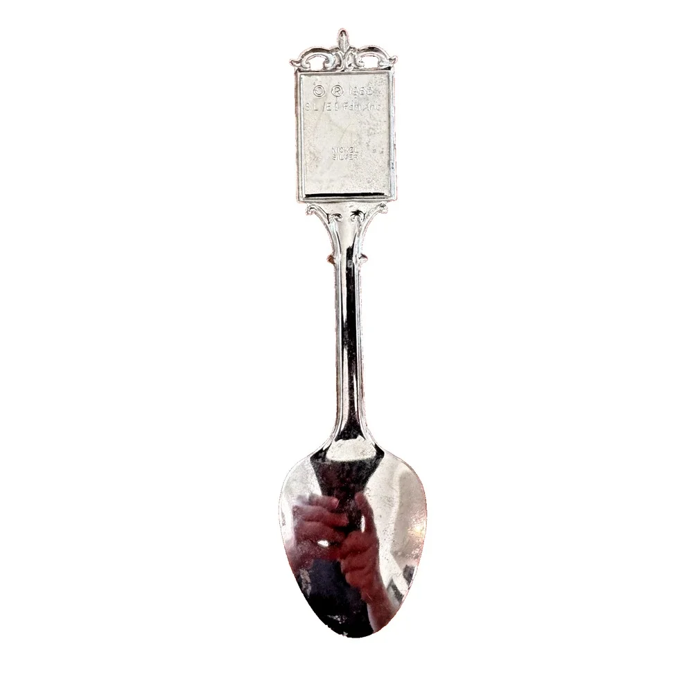 Centennial Celebration Liberty 1886-1986 Collector Mini Spoon Nickel Silver 1982